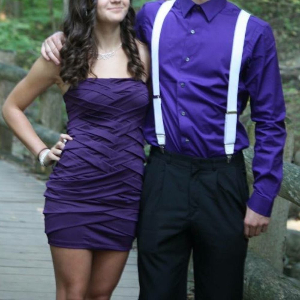 Purple mini short homecoming/party dress